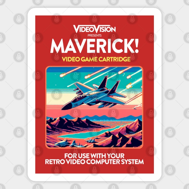 Maverick 80s Game Magnet by PopCultureShirts